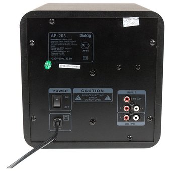  Колонки Dialog Progressive AP-203 Black 