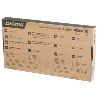  Планшет Digma Optima 1026N (1023946) 16Gb+3G Black 