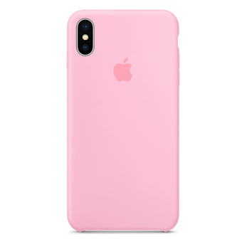  Чехол Silicone Case для iPhone X/XS (Розовый)(12) 