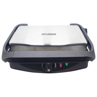  Электрогриль Hyundai HYG-2073 серебристый/черный 