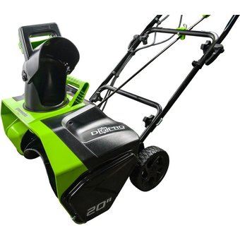  Снегоуборщик GreenWorks GD40SB с 1хАКБ 4 А.ч и ЗУ (2600607) 