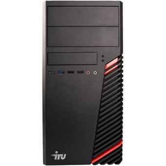  ПК IRU Office 515 (1 726 878) MT i5 9400 (2.9) 8Gb SSD500Gb UHDG 630 Free DOS GbitEth 500W клавиатура мышь черный 