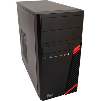  ПК IRU Office 515 (1 726 878) MT i5 9400 (2.9) 8Gb SSD500Gb UHDG 630 Free DOS GbitEth 500W клавиатура мышь черный 