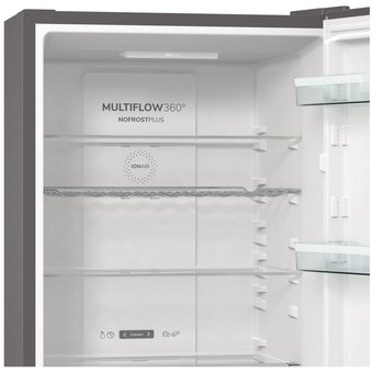 Холодильник GORENJE NRK6192AXL4 нерж сталь 