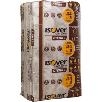 Утеплитель Isover Тепло и Тихо Стена Плюс 50 мм 6.1 м? 