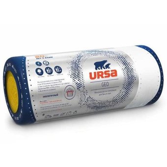  Тепло-звукоизоляция Ursa GEO М-11Ф 50 мм, фольга, 15 м2 