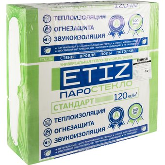  Паростекло Этиз «Стандарт» 100х600х600 мм, 2 шт. 