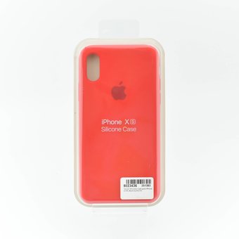  Чехол Silicone Case для iPhone X/XS (Красный)(14) 