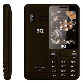  Мобильный телефон BQ 2812 Quattro Power золотой 