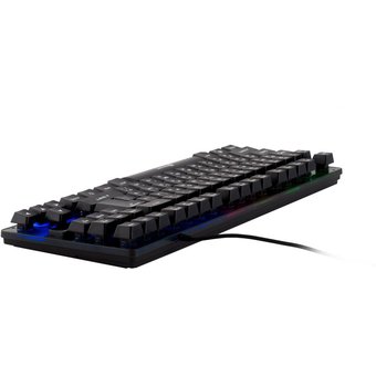  Клавиатура Oklick 707G Circus черный USB Multimedia for gamer LED 