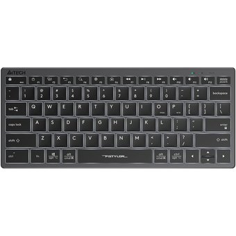  Клавиатура A4Tech Fstyler FX61 серый USB slim LED (FX61 Grey) 