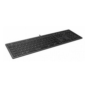  Клавиатура A4Tech Fstyler FX60 серый USB slim LED (FX60 Grey/White) 