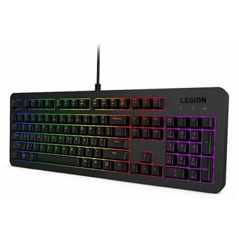  Клавиатура Lenovo Legion K300 красный USB Multimedia for gamer LED (GY40Y57709) 