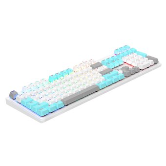  Клавиатура A4Tech Bloody S510N белый USB for gamer LED (S510N (Icy White )) 