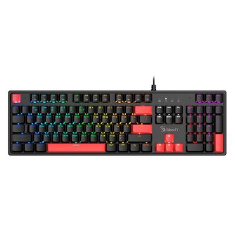  Клавиатура A4Tech Bloody S510N черный USB for gamer LED (S510N (Fire Black)) 