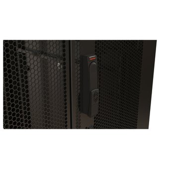  Шкаф серверный Hyperline TTR-4281-DD-RAL9005 напольный 42U 800x1000мм пер.дв.перфор.2ств. задн.дв.перфор.2-хст. 2 бок.пан. черный 