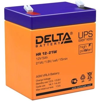  Батарея для ИБП Delta HR 12-21 W 12В 5Ач 