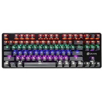  Клавиатура Oklick 960G Dark Knight механическая черный USB Multimedia for gamer 