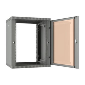  Шкаф коммутационный C3 Solutions Wallbox 18-63 G (NT589169) настенный 18U 600x350мм пер.дв.стекл серый 