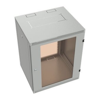  Шкаф коммутационный C3 Solutions Wallbox 18-65 G (NT589171) настенный 18U 600x520мм пер.дв.стекл серый 