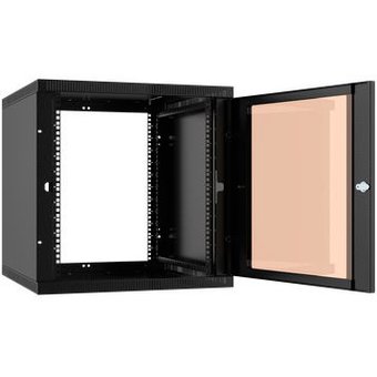  Шкаф коммутационный C3 Solutions Wallbox Light 9-63 B (NT176965) настенный 9U 600x350мм пер.дв.стекл черн 