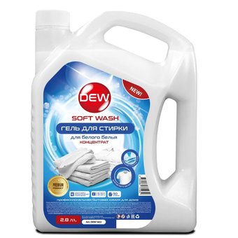  Средство для стирки DEW Soft wash для белого 2,8 л. DEW1602 