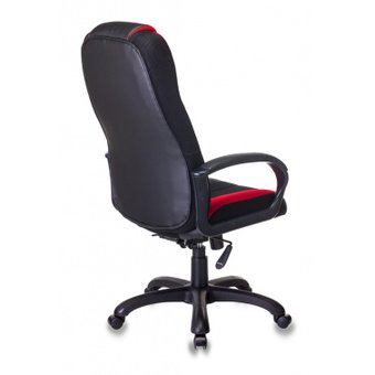  Кресло игровое Бюрократ Viking-9/BL+Red черный/красный искусст.кожа/ткань 