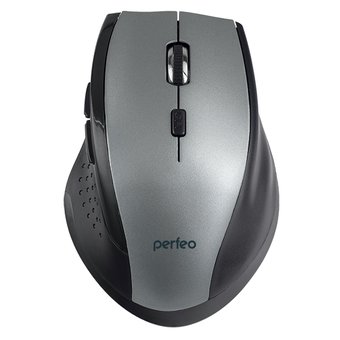  Мышь Perfeo Wireless, Gray, Daily, 6 кн, 1600dpi, USB (PF-A4508) 