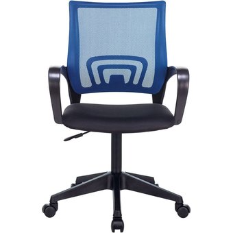  Кресло Бюрократ CH-695NLT/BL/TW-11 синий TW-05 сиденье черный TW-11 сетка/ткань крестов. пластик 