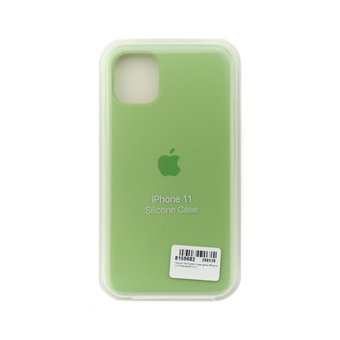  Чехол Silicone Case для iPhone 11 (Мятный) (1) 