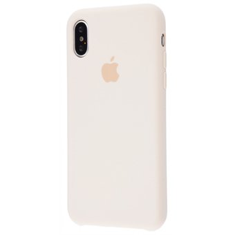  Чехол Silicone Case для iPhone XS Max (Античный Белый) (10) 