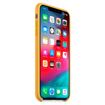  Чехол Silicone Case для iPhone XS Max (Жёлтый)(4) 