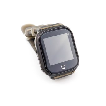  Детские часы телефон с gps трекером Smart baby watch К19 серый (влагозащищенные) 