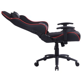 Кресло игровое Cactus CS-CHR-030BLR черный/красный с подголов. 