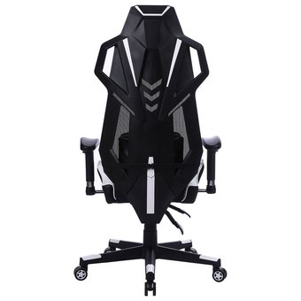  Кресло игровое Cactus CS-CHR-090BLW черный/белый 