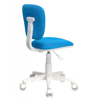  Кресло детское Бюрократ CH-W204NX/STICK-BL голубой Sticks 06 крестов. пластик пластик белый 