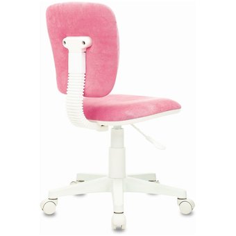  Кресло детское Бюрократ CH-W204NX/VELV36 розовый Velvet 36 крестов. пластик пластик белый 