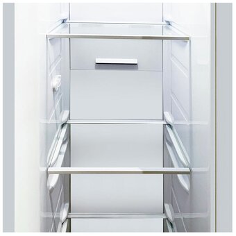  Холодильник GINZZU NFI-5212 темно серый 