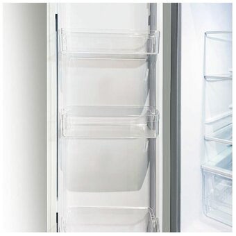  Холодильник GINZZU NFI-4414 шампань стекло 