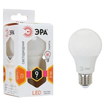  Лампочка Эра LED A60-9W-827-E27 (Б0032246) 