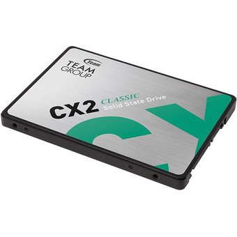  SSD Team Group СX2 (T253X6256G0C101) 2.5" 256GB SATA 6Gb/s, 500/400, MTBF 1M, 200TBW, RTL 