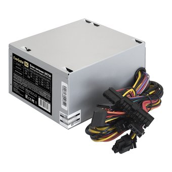  Блок питания ExeGate UN750 EX292178RUS-S 750W (ATX, SC, 12cm fan, 24pin, 4+4pin, 2xPCI-E, 5xSATA, 3xIDE, кабель 220V с защитой от выдергивания) 
