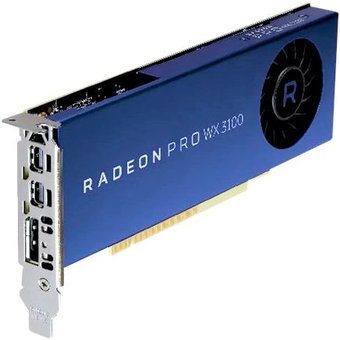  Видеокарта Dell Radeon Pro WX 3100 AMD WX 3100 4096Mb 256bit DDR5/DPx1/mDPx2 oem 