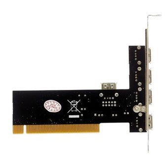  Контроллер Exegate EXE-352 EX281227RUS PCI, 4*USB2.0 ext + 1*USB2.0 int (OEM) 