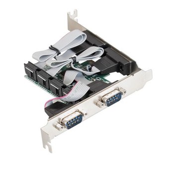  Контроллер Exegate EXE-310 EX283705RUS PCI-E, 4*COM port (OEM) 