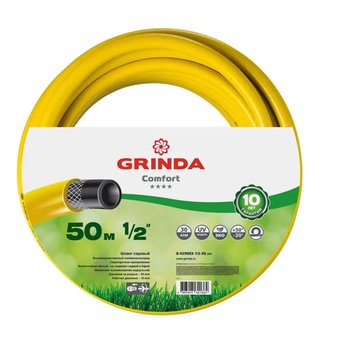  Шланг GRINDA Professional поливочный, 3-х слойный, 30атм, 1/2", 50м (8-429003-1/2-50_z02) 