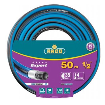  Шланг RACO Expert 40302-1/2-50_z01 1/2", 50 м, 35 атм, четырёхслойный поливочный, армированный 