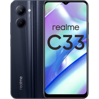  Смартфон Realme C33 4/128Gb Black 