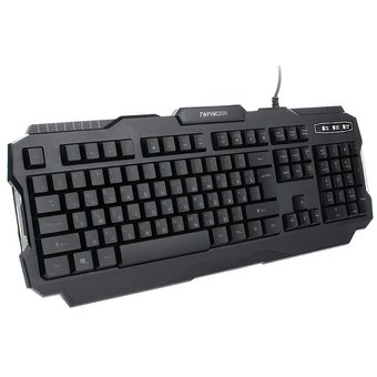  Клавиатура игровая Гарнизон GK-330G Black, USB 