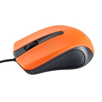  Мышь Perfeo Black/Orange Rainbow, 3 кн, 800-1000 dpi, USB (PF-3441) 
